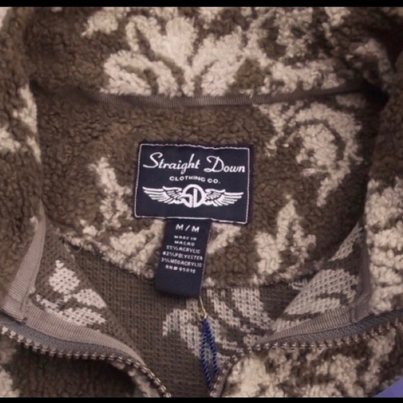 Fleece Jacket Medium Straight Down ~ New! - Picture 3 of 9